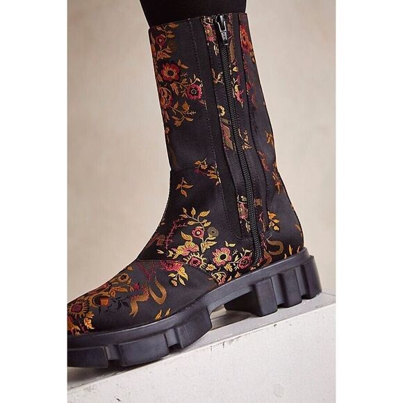 Free People Shoes - Free People Brooks Brocade Chelsea Boots Size  37